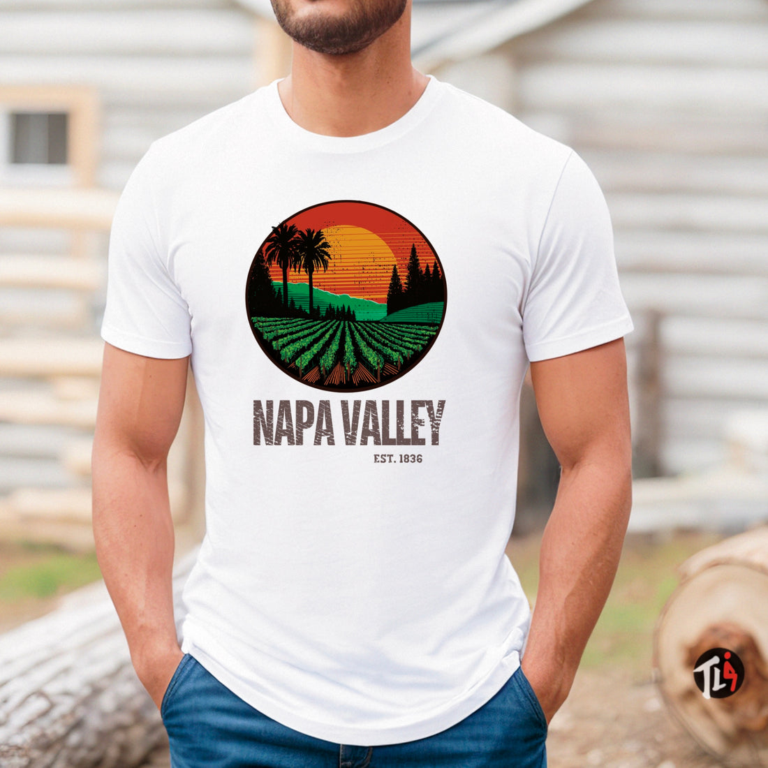 Napa Valley Retro Tee