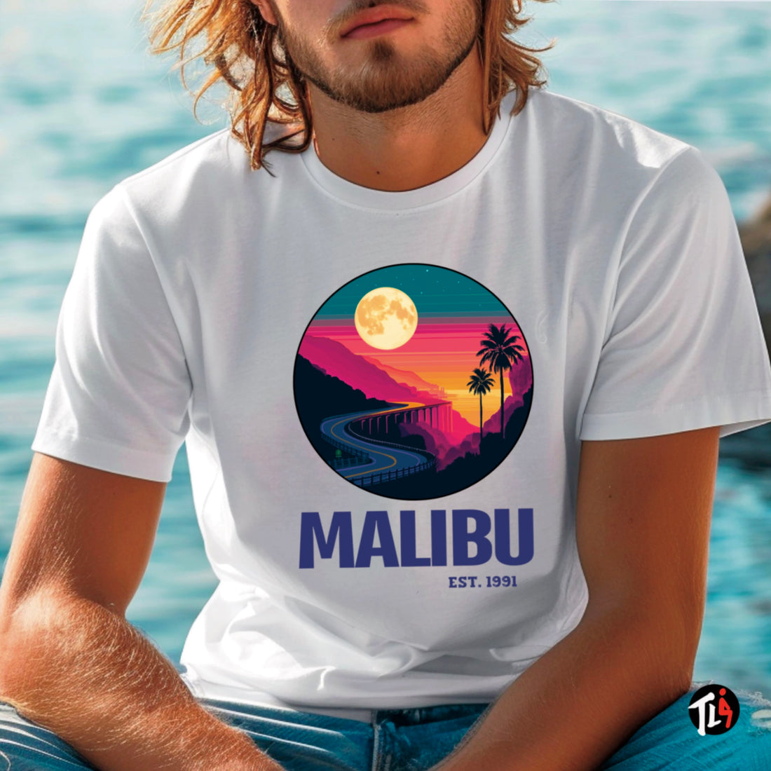 Malibu Moonlight Drive Tee