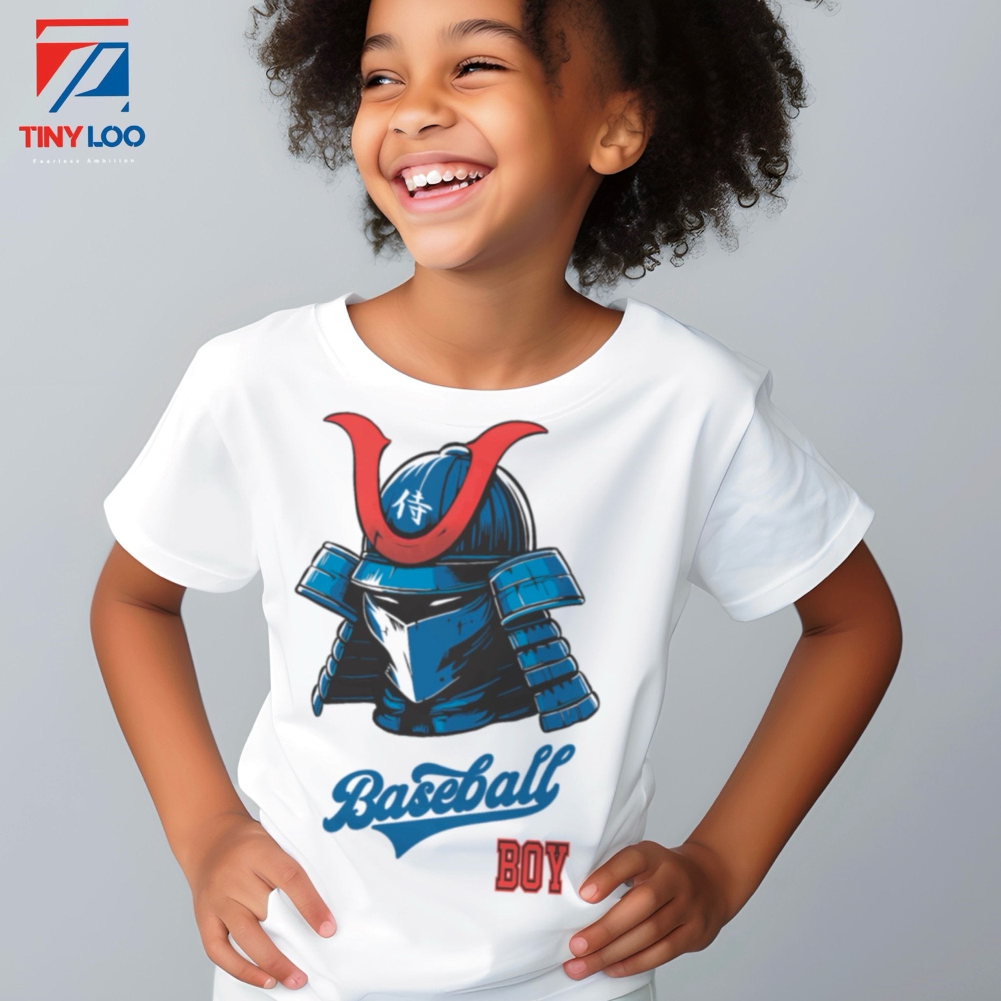 Baseball Boy®️ Samurai Battle Kids Tee
